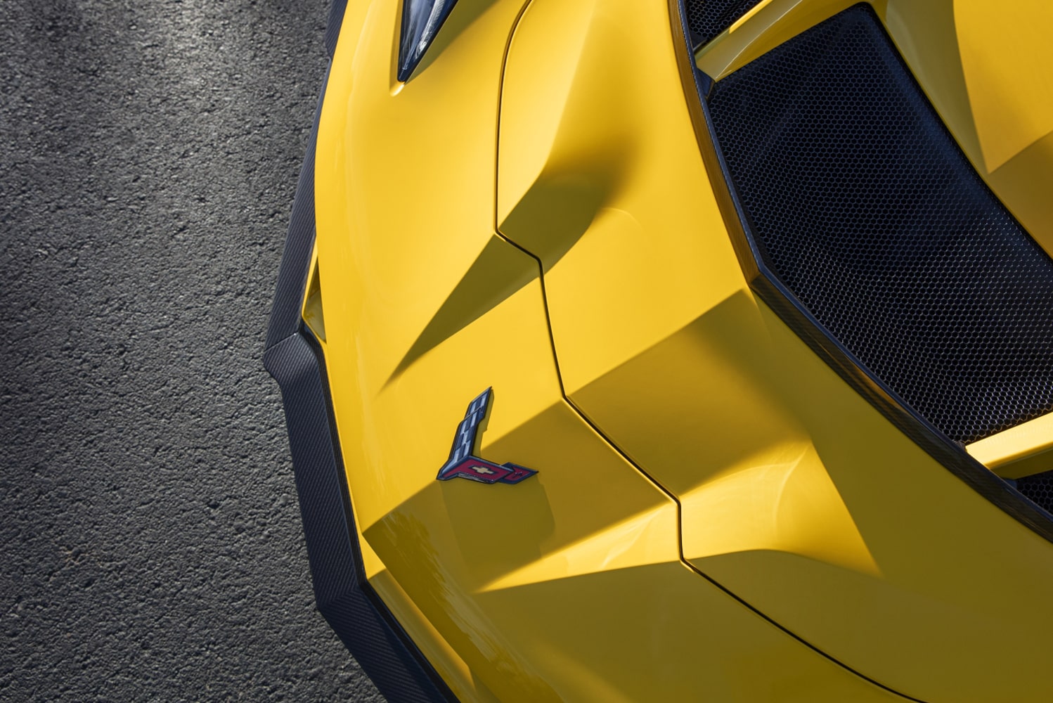 2026 Chevy Corvette ZR1 Overhead View of Hood