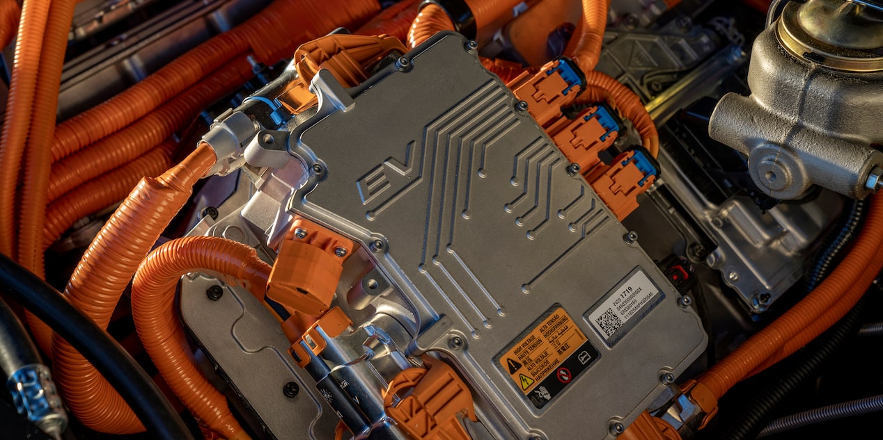 A Chevrolet Performance Parts Electric Powertrain