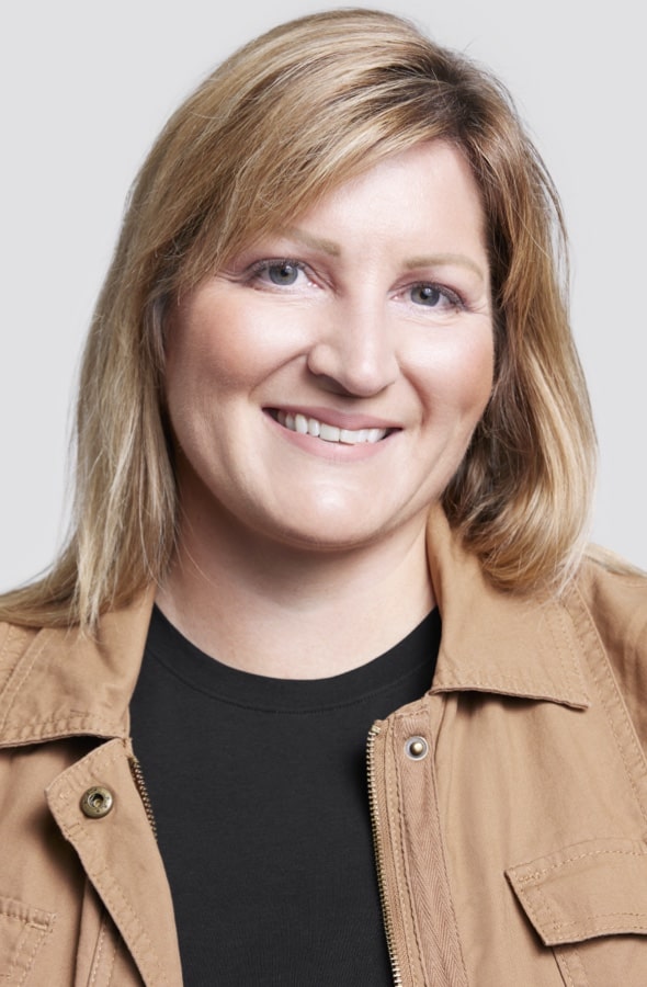 A headshot of Nichole Kraatz, chief engineer for battery-electric trucks at GM.