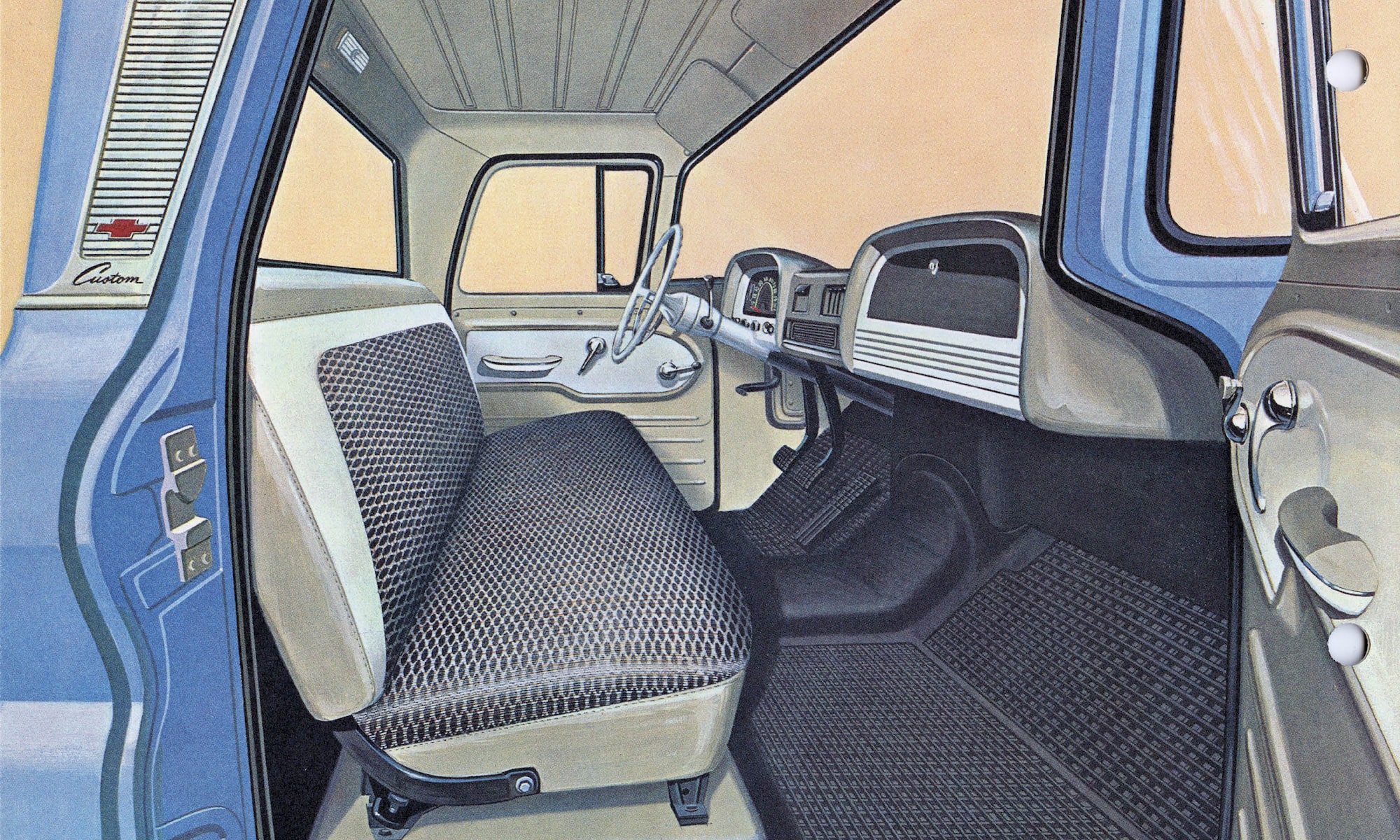 chevy k10 interior