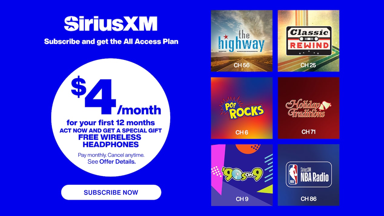 SiriusXM December Post Campaign Offer