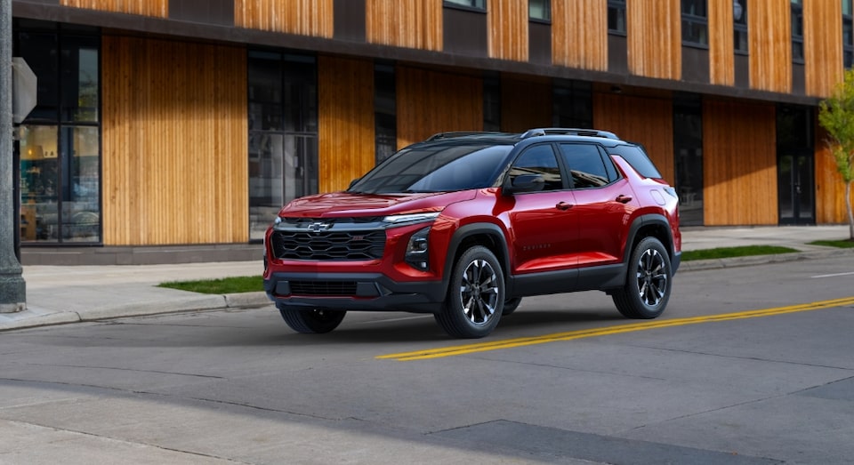 Chevy SUV Driving Through the Mountains