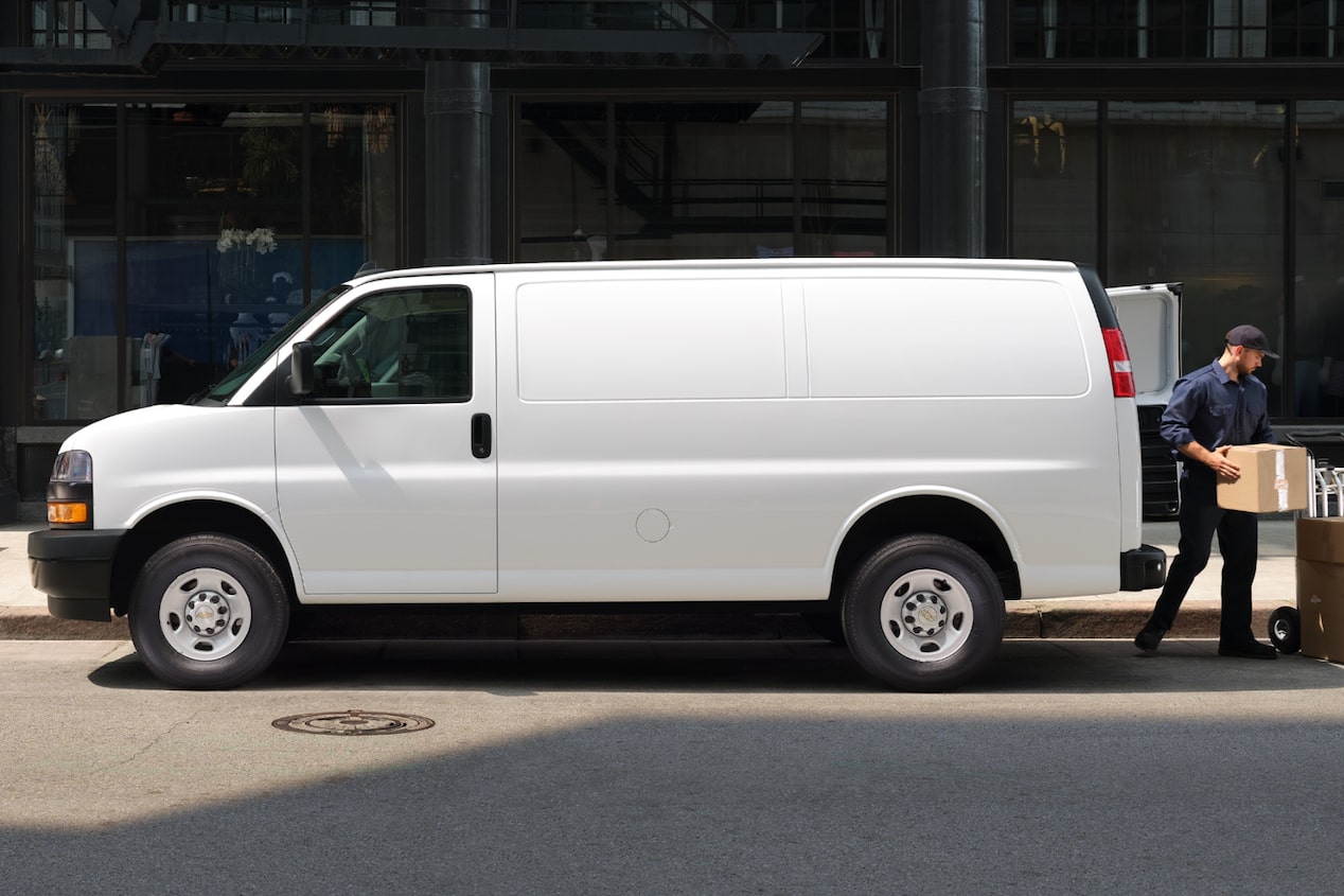 2024 Chevrolet Express Cargo Van Storage