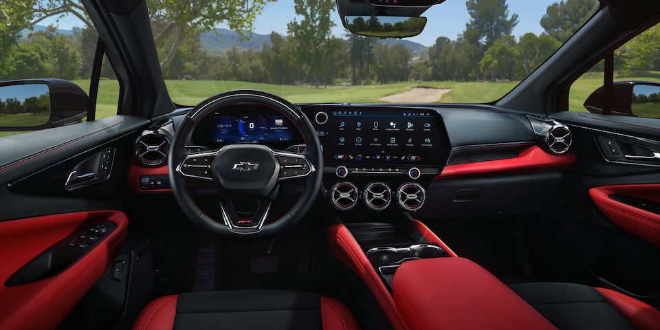 Interior de la Chevy Blazer EV