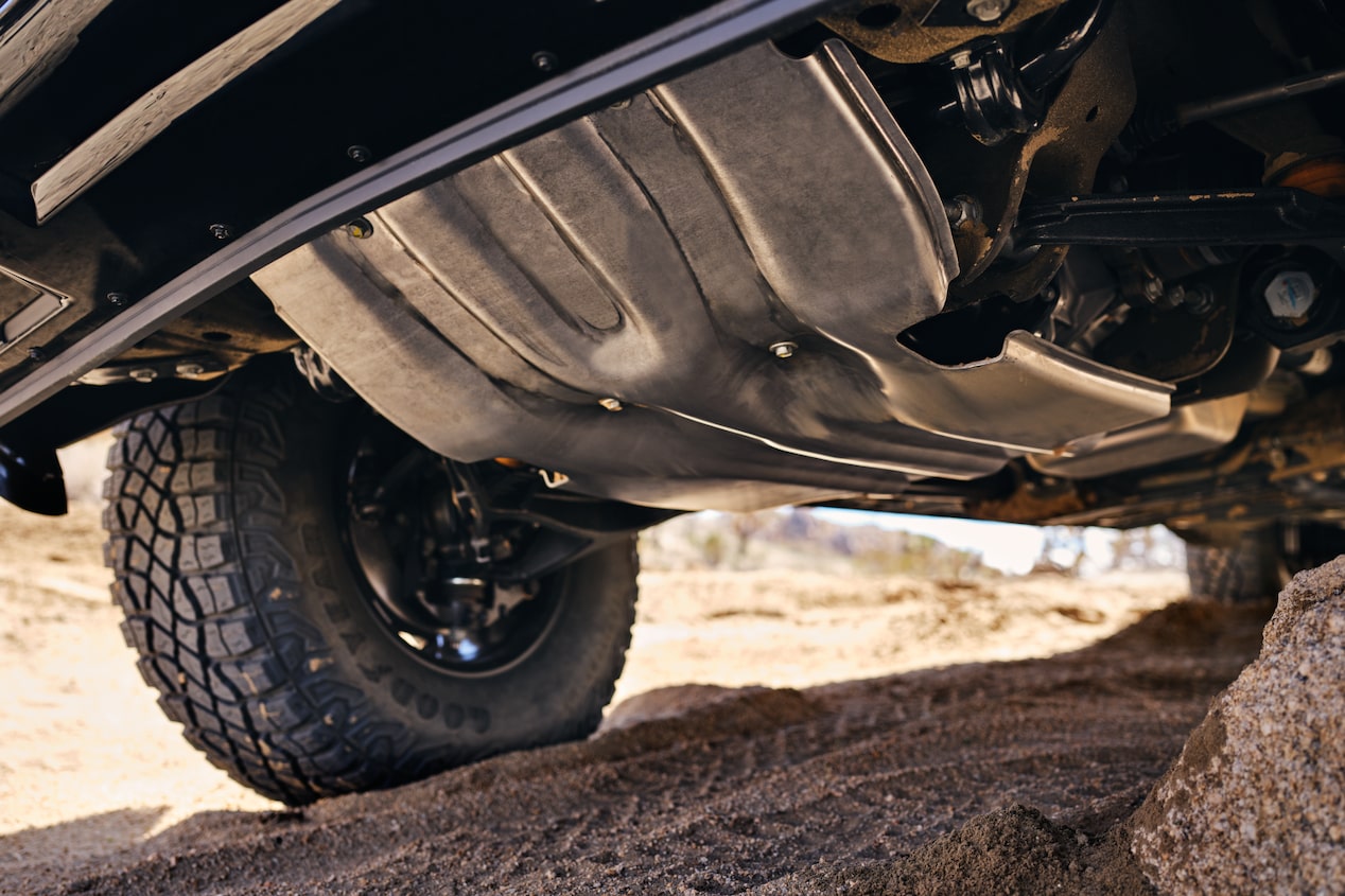 Front Aluminum Skidplate on Silverado HD ZR2