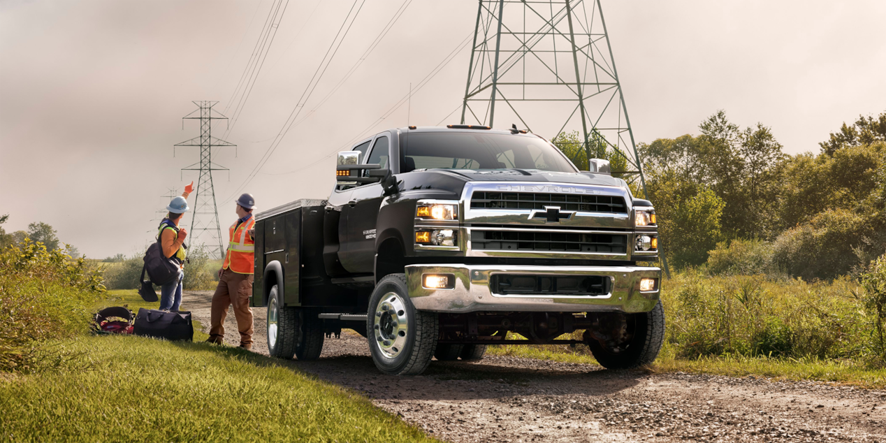 Silverado Chassis Cab Design: Front side angle