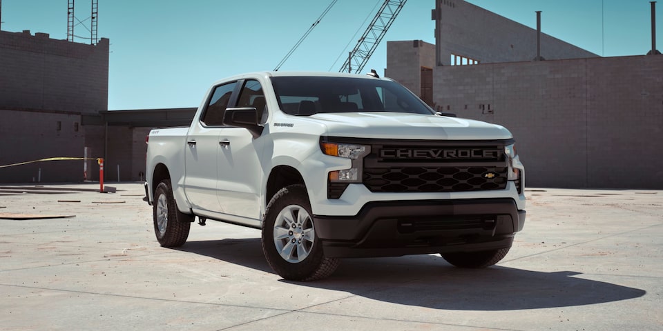 2024 Chevrolet Silverado Parked at a Work Site