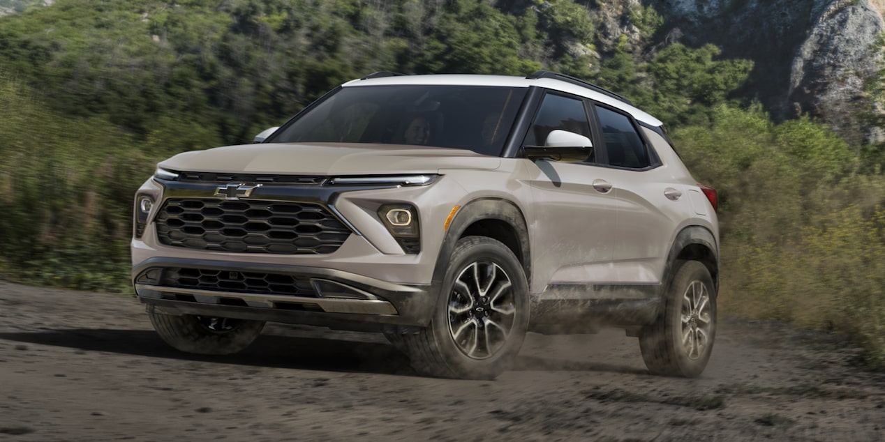 2026 Chevy Trailblazer Driving Through Dirt in the Woods