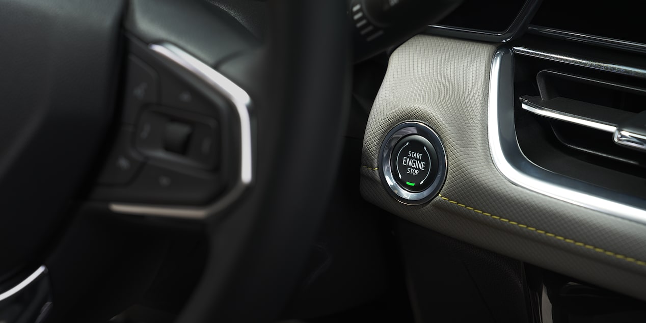 Keyless Start Button Inside the 2026 Chevy Trailblazer