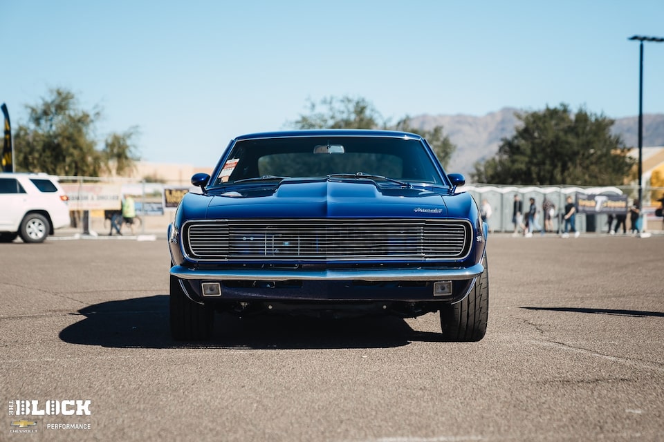 El Camaro RS/SS 1967 de Bill Jamison está impulsado por un motor armado LS3 moderno.*